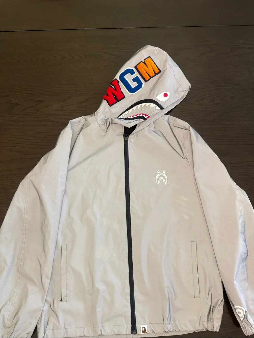 A BATHING APE | BAPE 3M REFLECTIVE JACKET - MEDIUM